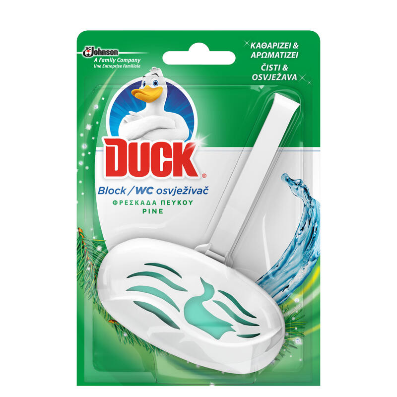DUCK 3in1 WC Block Τουαλέτας σε Θήκη με άρωμα Πεύκο 40gr