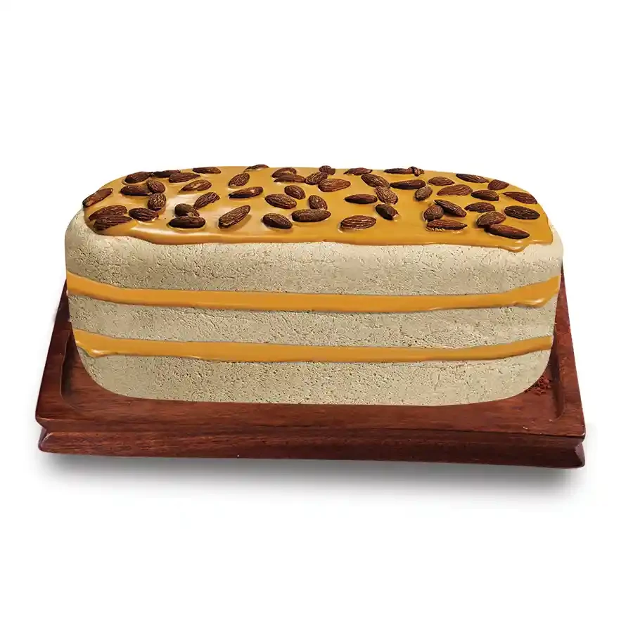 Μακεδονικός Χαλβάς Με Καραμέλα & Αλμυρό Αμύγδαλο