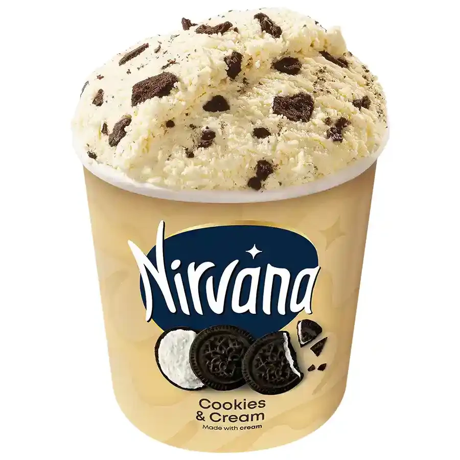 Nirvana Παγωτό Cookies & Cream 538γρ./750ml.